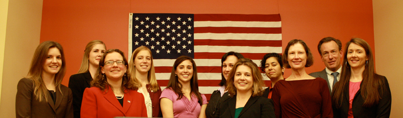 Military women in combat press conference photo by Gigi Pandian