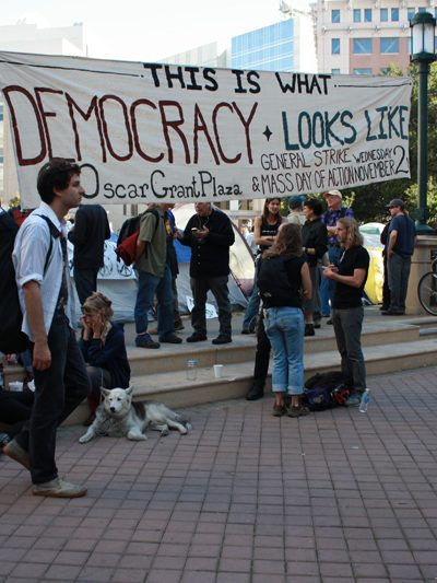 Occupy Oakland - this is what democracy looks like
