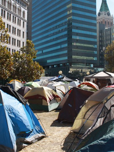 Occupy Oakland tent city