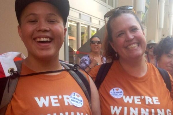 Ashton Lee and his mother, Catherine