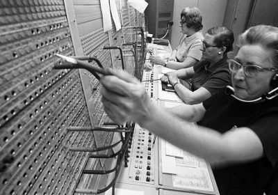 telecommunications lady (operator)