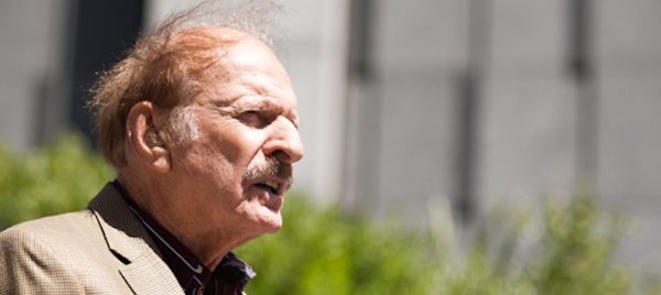 Client in Gill v. DOJ case speaking at press conference