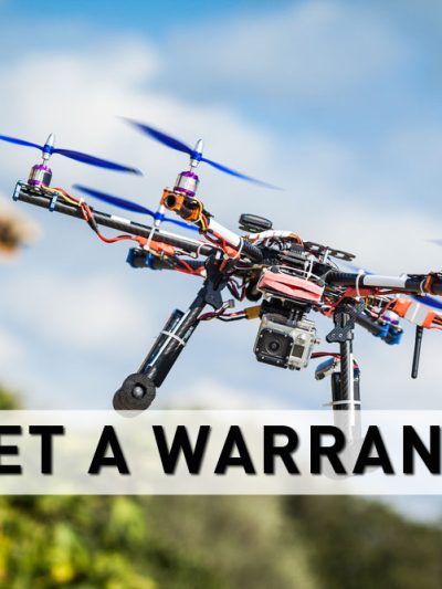 drone flying over house