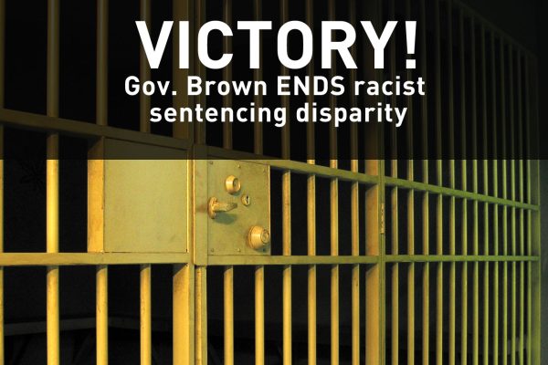prison bars sentencing disparity victory