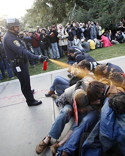 U.C. Davis pepper spray protest