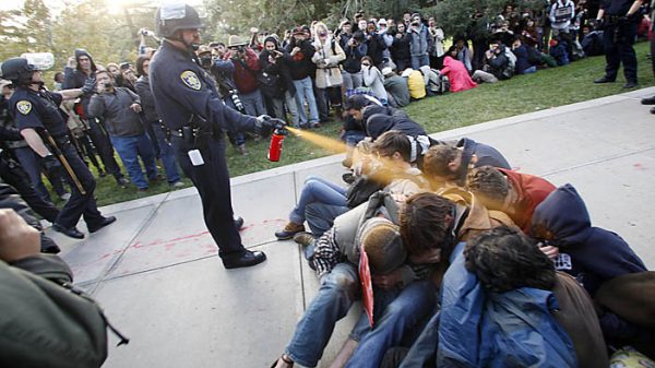 U.C. Davis pepper spray protest