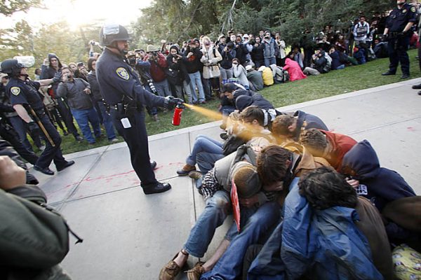 U.C. Davis pepper spray protest