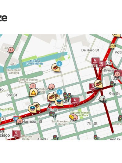 Waze screenshot