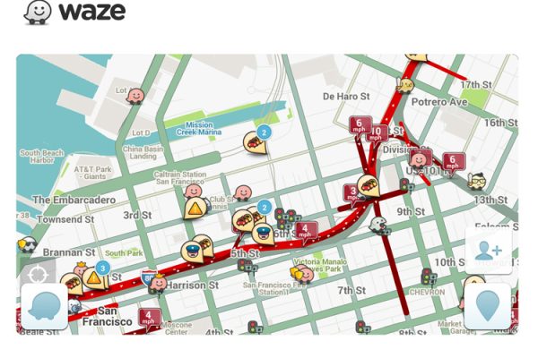 Waze screenshot