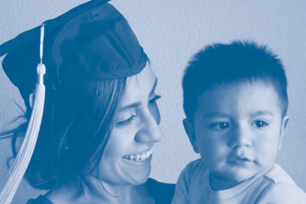 Esmeralda with her son