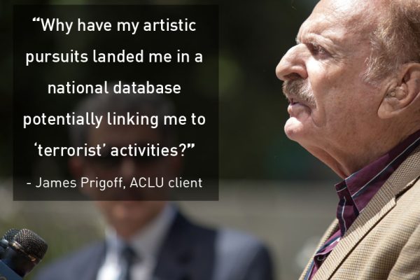 James Prigoff, ACLU client