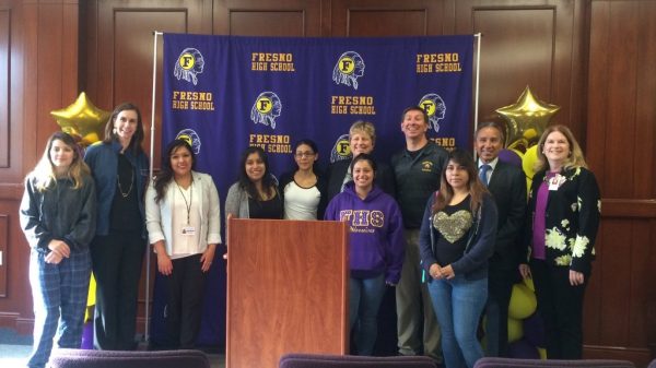 High school students in Fresno