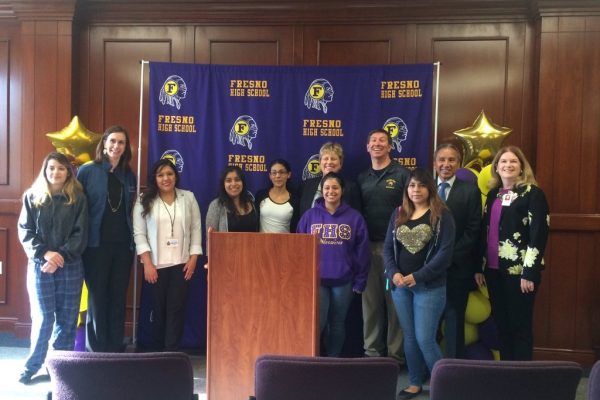 High school students in Fresno