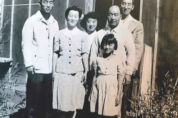 The family of Julia Harumi Mass at Heart Mountain internment camp in 1944