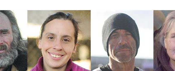 Four portraits of clients in Sanchez v. Caltrans