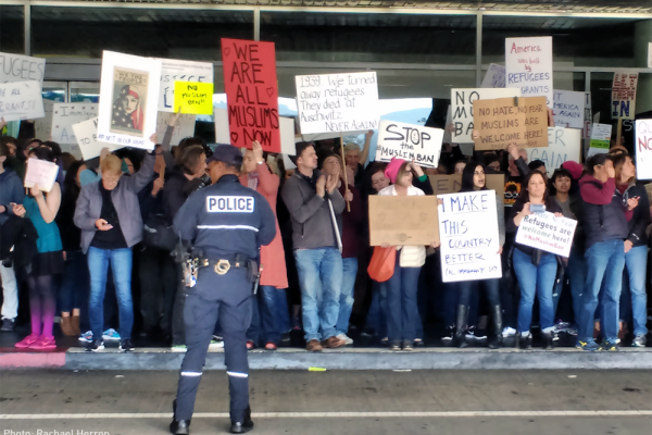 January 2017 - SFO protest by Rachael Herron