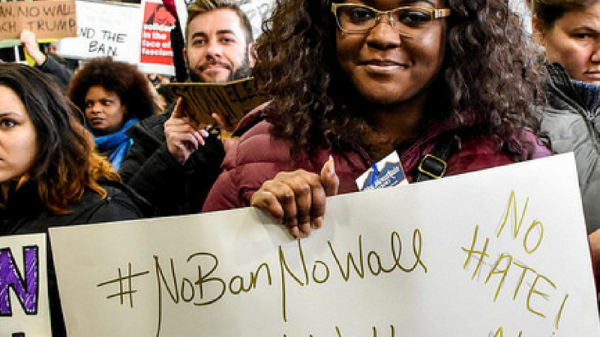 Immigrants' rights rally