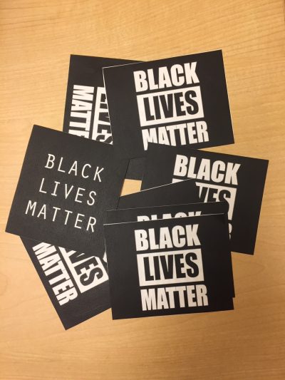 Black Lives Matter signs