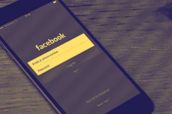 Facebook alert on a cell phone