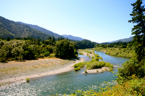 Klamath Trinity river