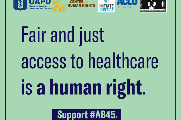 Fair and Just access to healthcare is a human right.