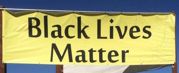 BLM voting place banner