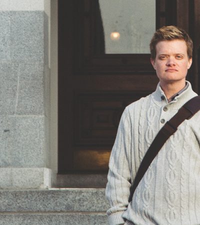 Evan Minton standing