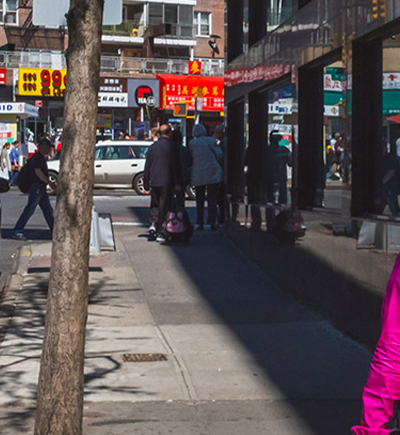 woman shopping flushing
