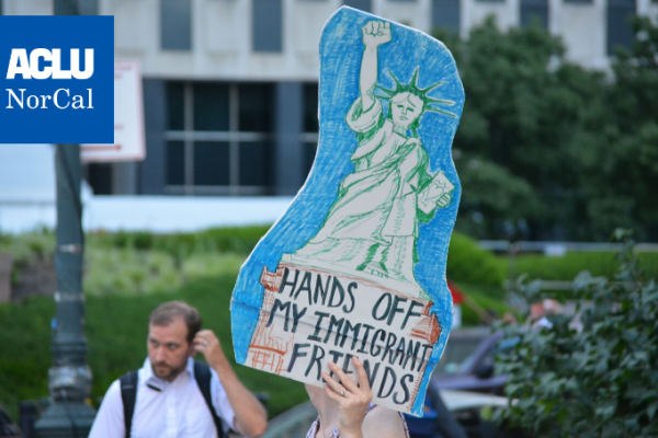 Sign calling to protect immigrants