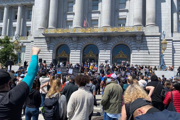 People peaceably protesting the murder of George Floyd