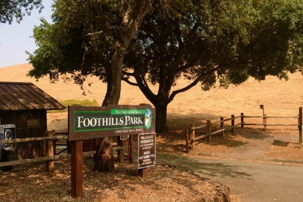 Foothills Park signage