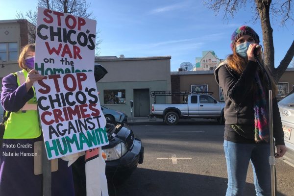 Rally to Protest Chico County's Anti-Homeless Ordinances