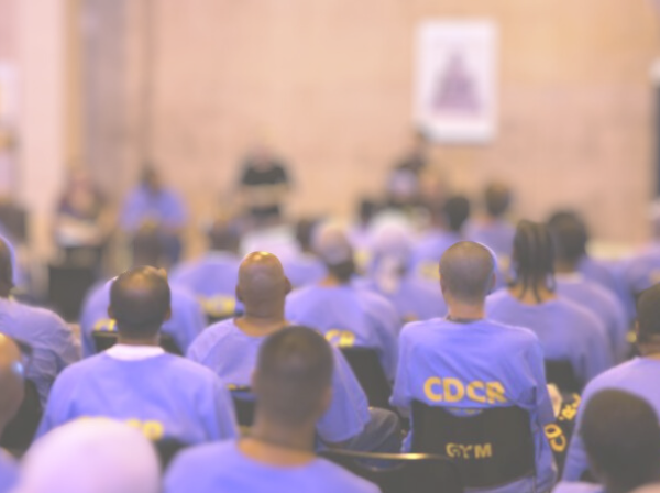 People in CDCR custody attending a class