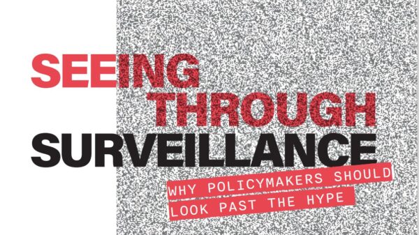 SEEING THROUGH SURVEILLANCE report cover