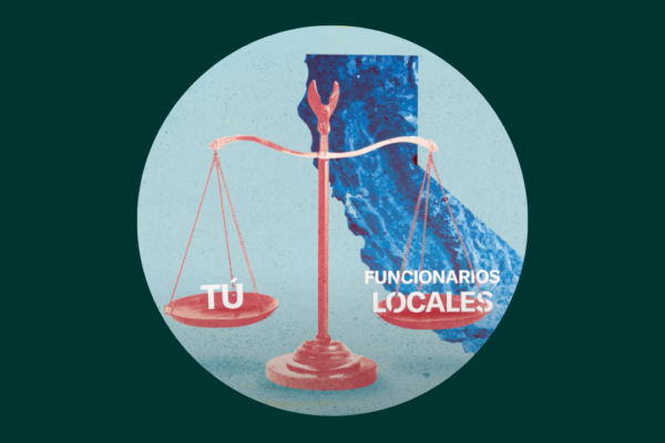 Scale showing equality of You and Elected Officials in California