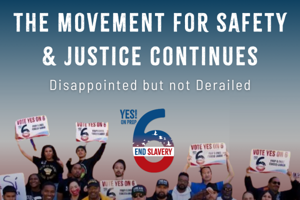 The movement for safety and justice continues
