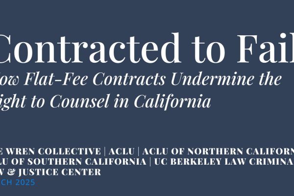 cover of "Contracted to Fail" report