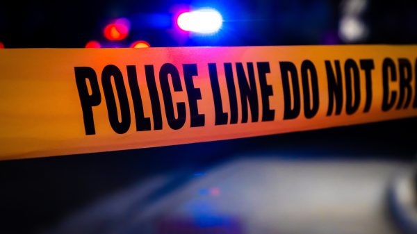 police crime scene background