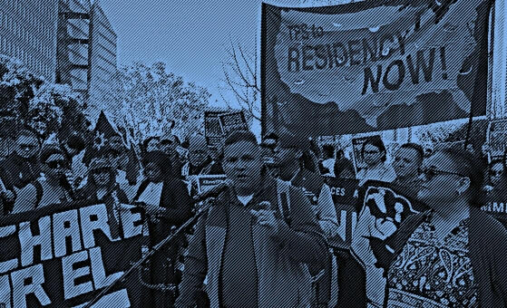 rally for immigrants rights