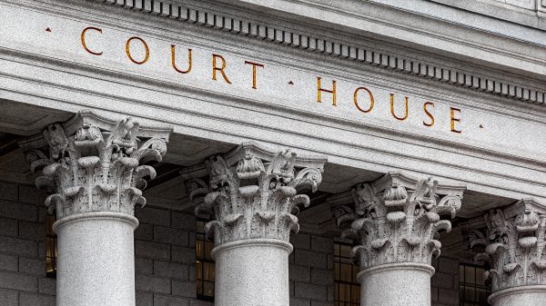 Photo of the exterior of a courthouse