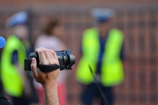 Person filming law enforcement