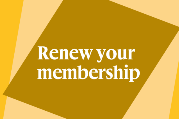 Renew your membership