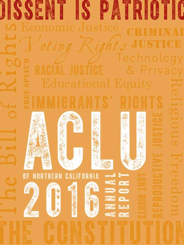 2016 Annual Report cover