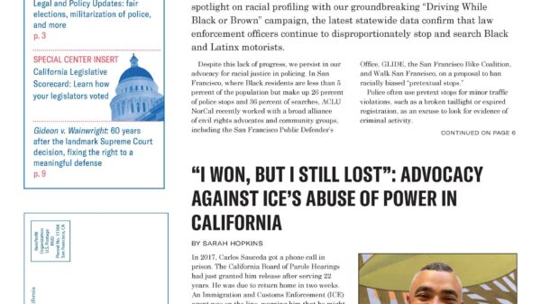 ACLU News Spring 2023 cover