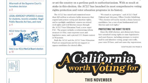 ACLU News fall 2024 cover