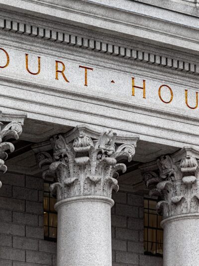 Courthouse exterior.