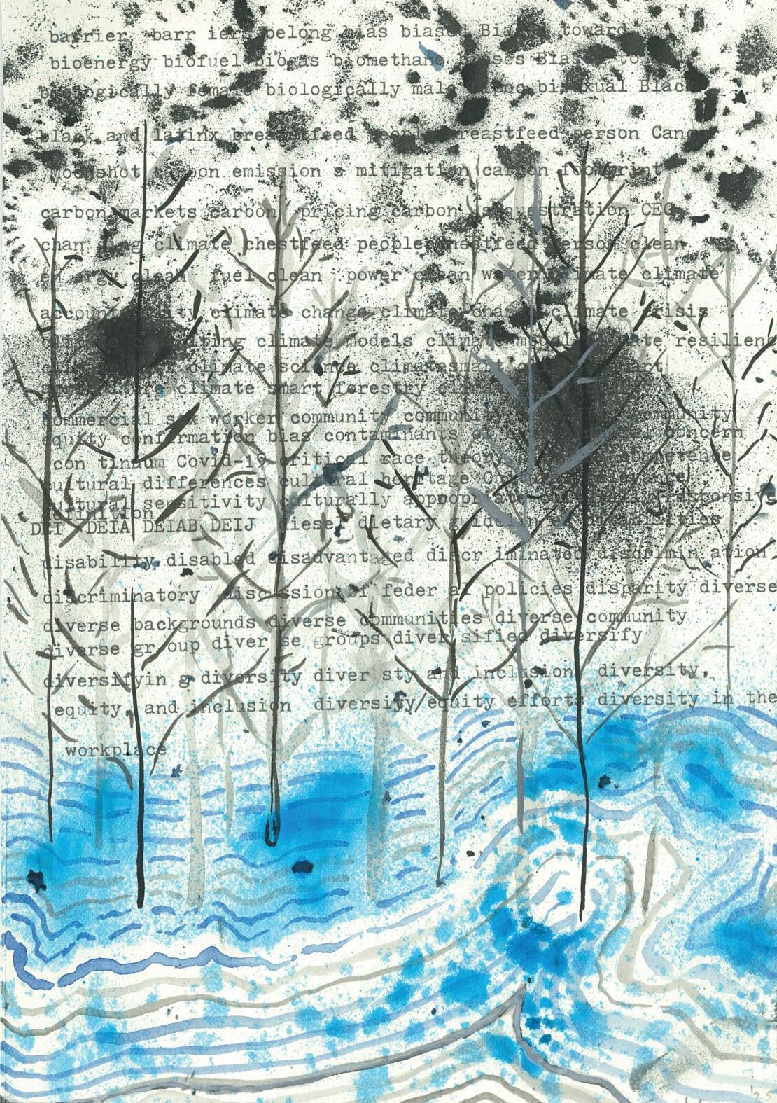 One of Leah Korican’s “These Truths” pieces.