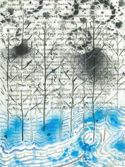 One of Leah Korican’s “These Truths” pieces.