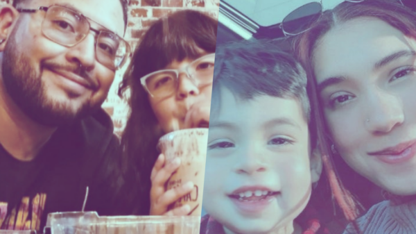 TPS holders Walkelis and Jhony with their children