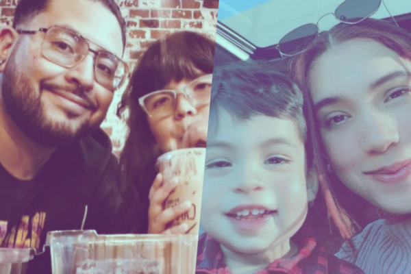 TPS holders Walkelis and Jhony with their children